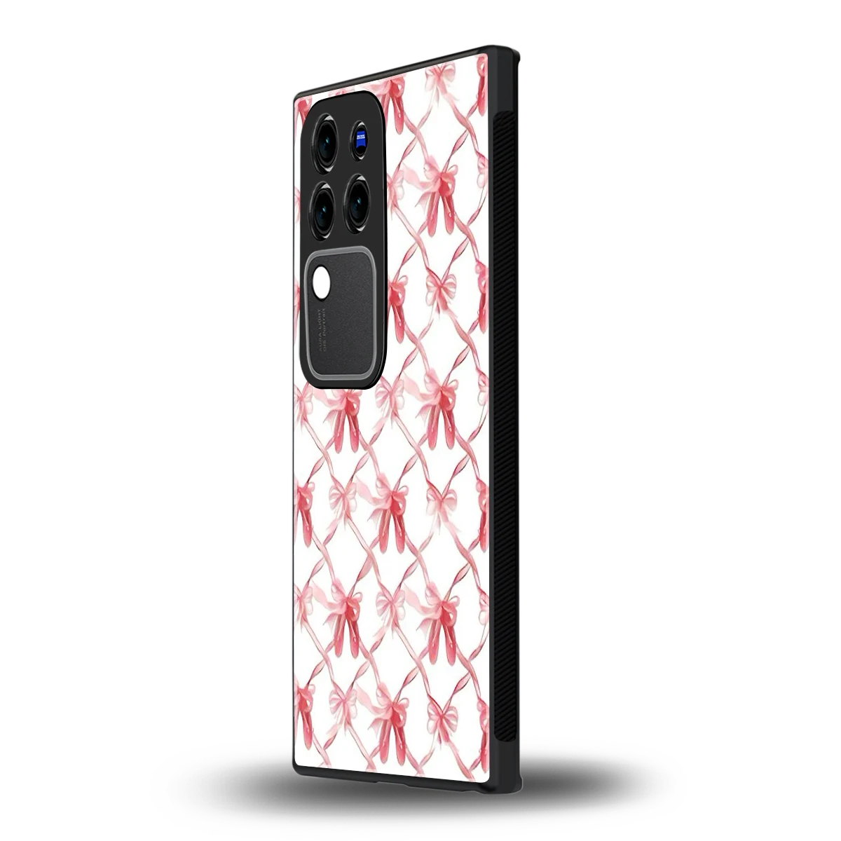 Bow Ribbonvivo v30 pro mobile cover | shockproof glass phone case