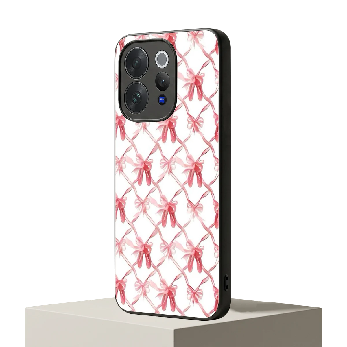 Bow Ribbon vivo v70 mobile cover | shockproof glass phone case