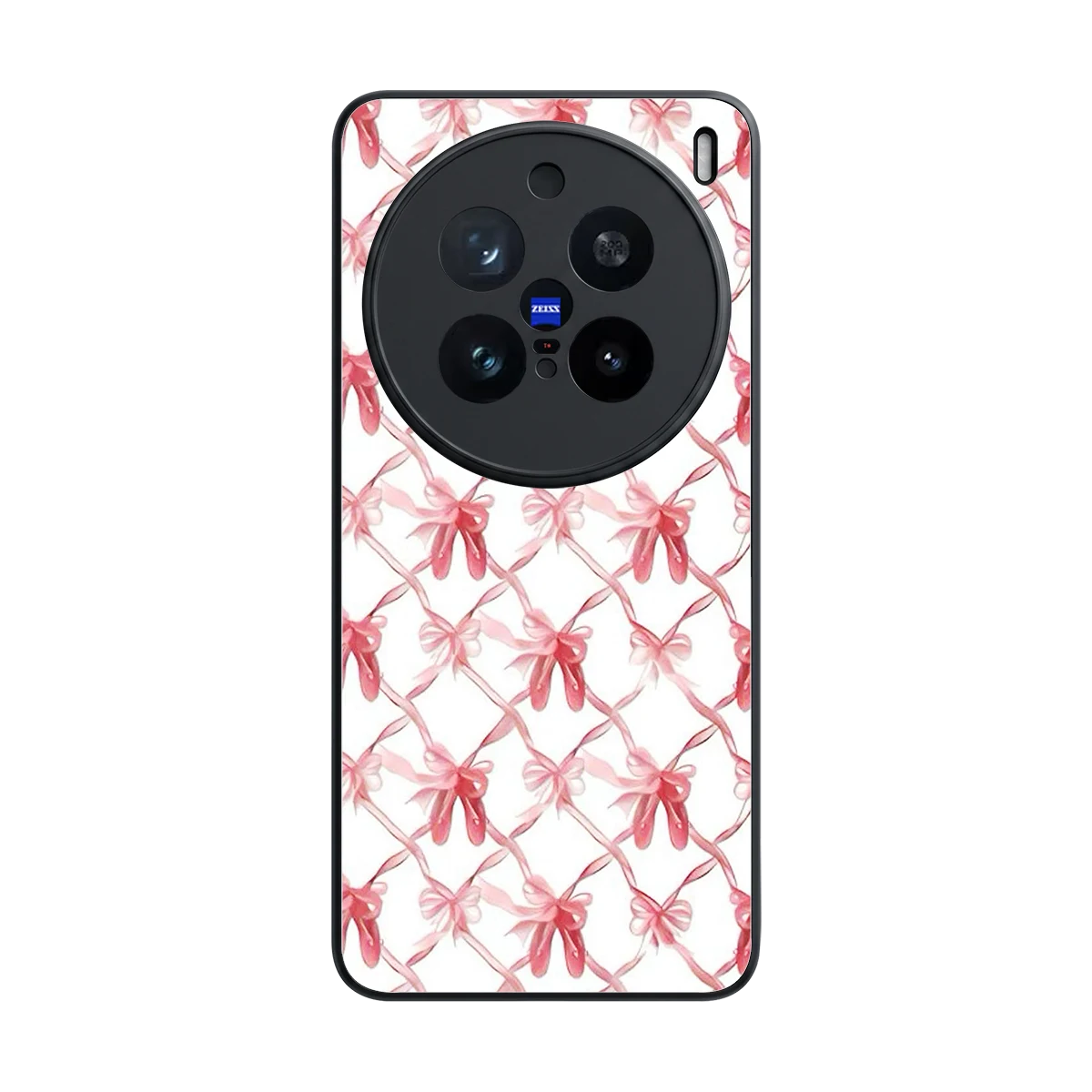 Bow Ribbon back phone cover | glass case for vivo x200 pro