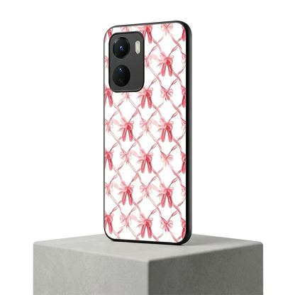 Bow Ribbon vivo y16 mobile cover | shockproof glass phone case