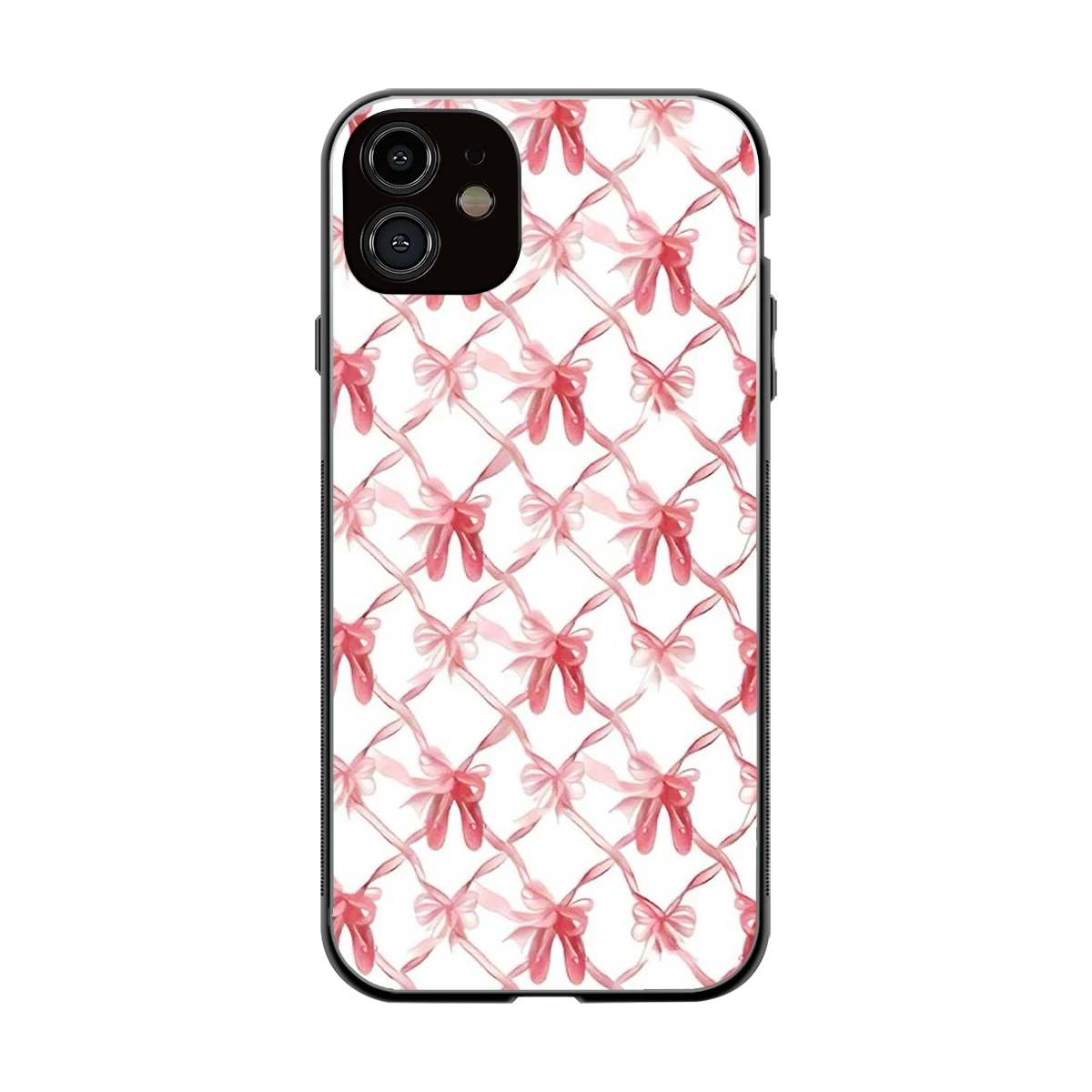 Bow Ribbon back phone cover | glass case for iphone 12