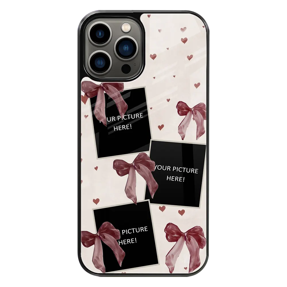 Polaroid Personalised Glass Phone Case