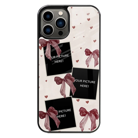 Polaroid Personalised Glass Phone Case