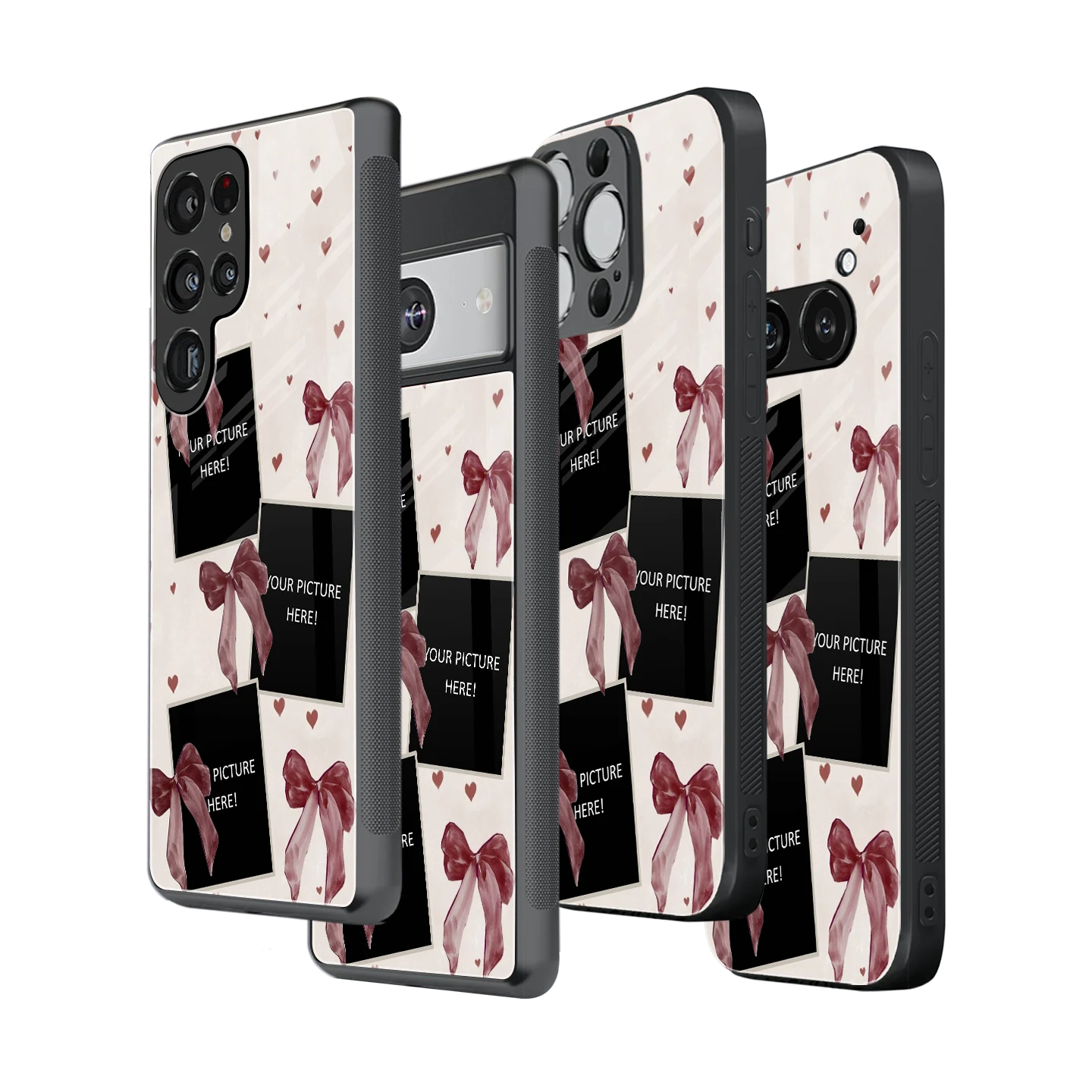 Polaroid Personalised Glass Phone Case