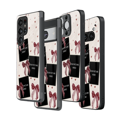 Polaroid Personalised Glass Phone Case