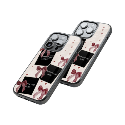 Polaroid Personalised Glass Phone Case