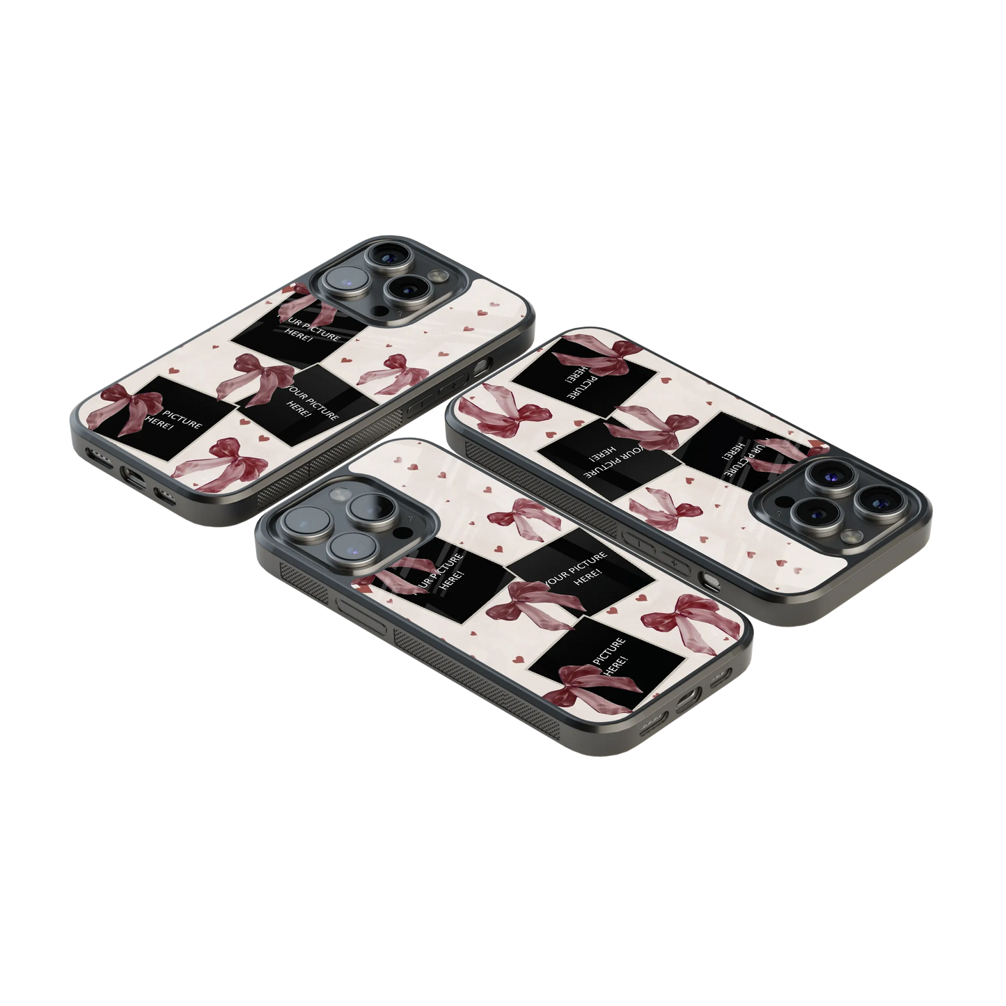 Polaroid Personalised Glass Phone Case