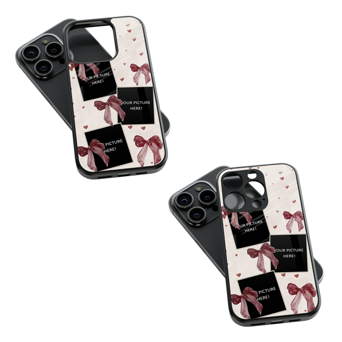 Polaroid Personalised Glass Phone Case