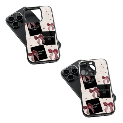 Polaroid Personalised Glass Phone Case