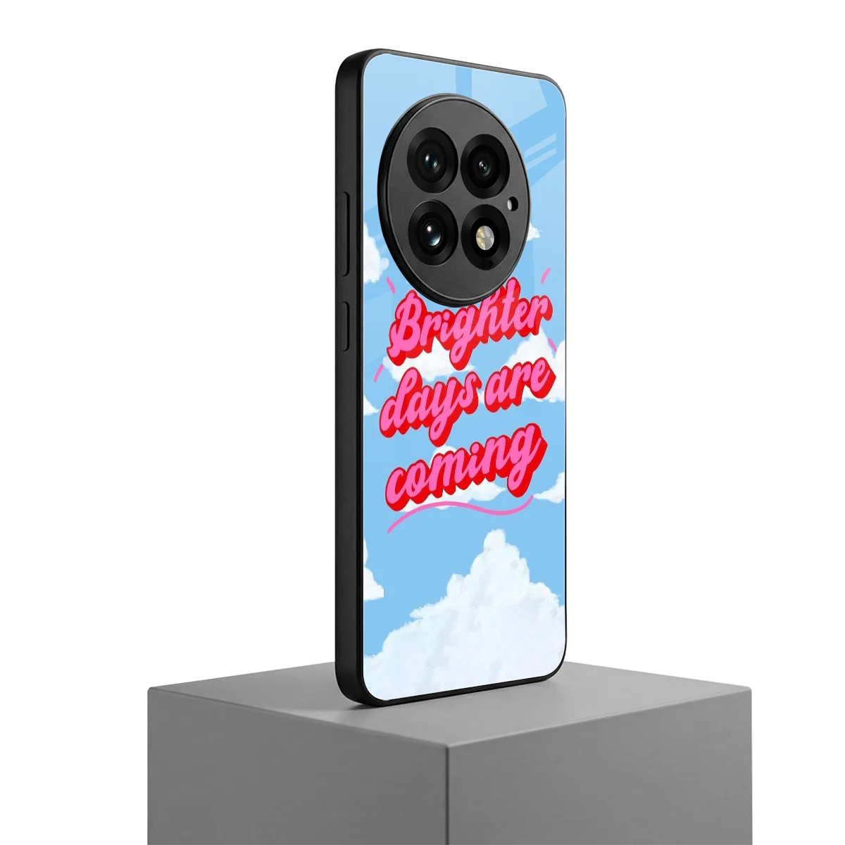 Brighter Days Are Coming oneplus 13 mobile cover | shockproof glass phone case