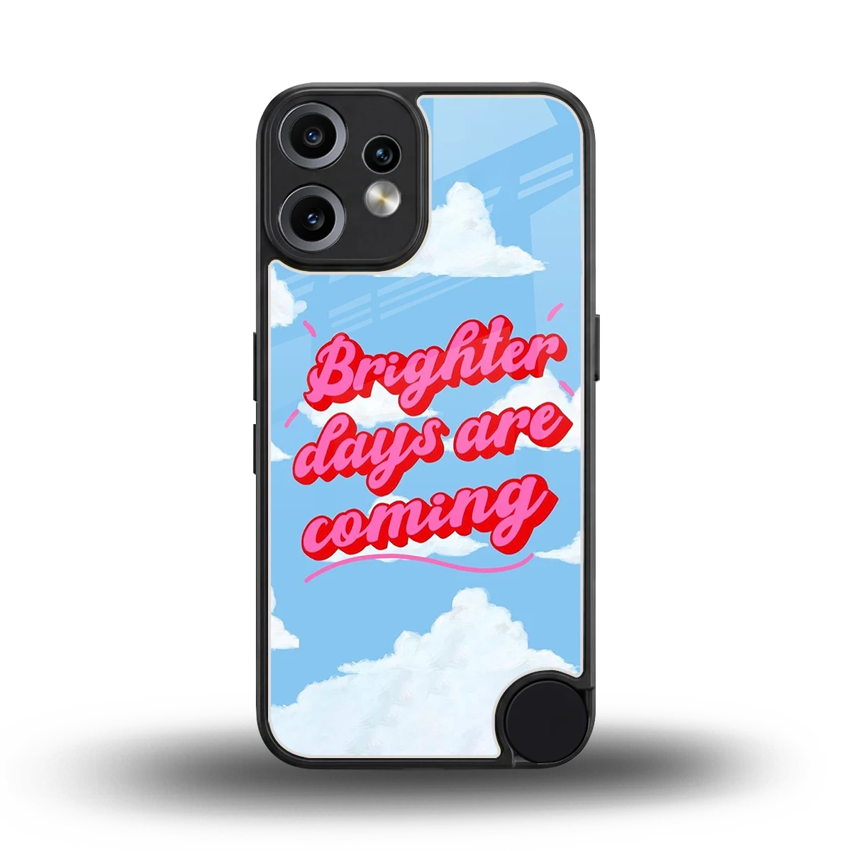 Brighter Days Are Coming back phone cover | glass case for cmf nothing phone 2 pro