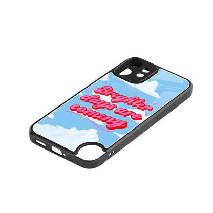 Brighter Days Are Coming stylish phone case for cmf nothing phone 2 pro | glossy glass and slim fit