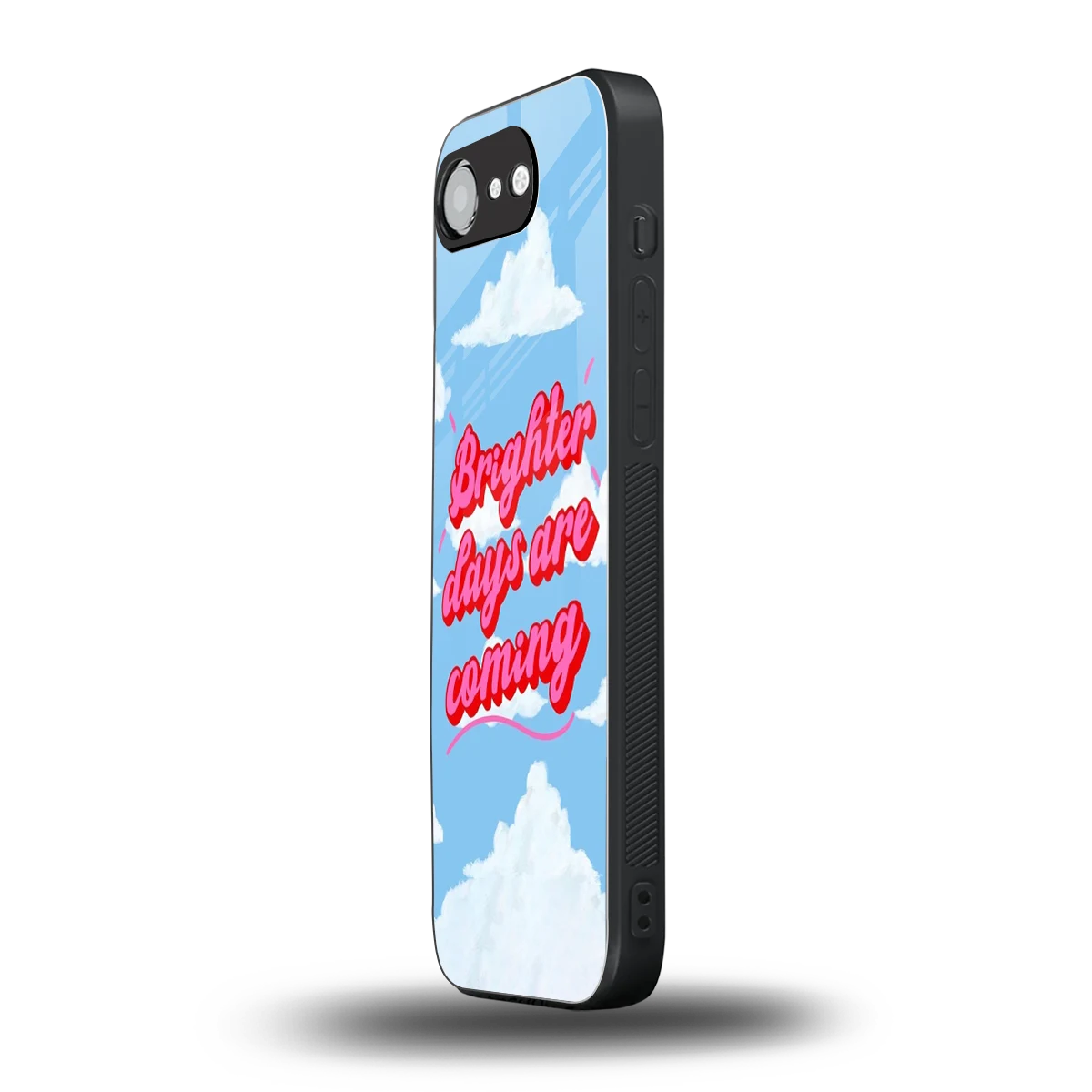 Brighter Days Are Coming iphone 16e mobile cover | shockproof glass phone case