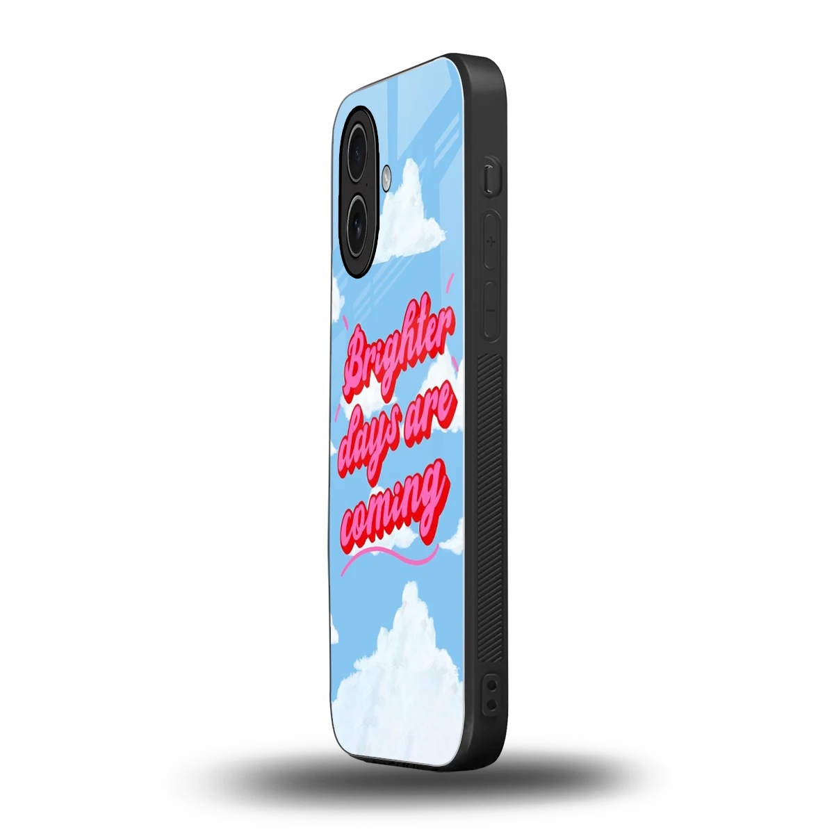 Brighter Days Are Coming iphone 17 mobile cover | shockproof glass phone case