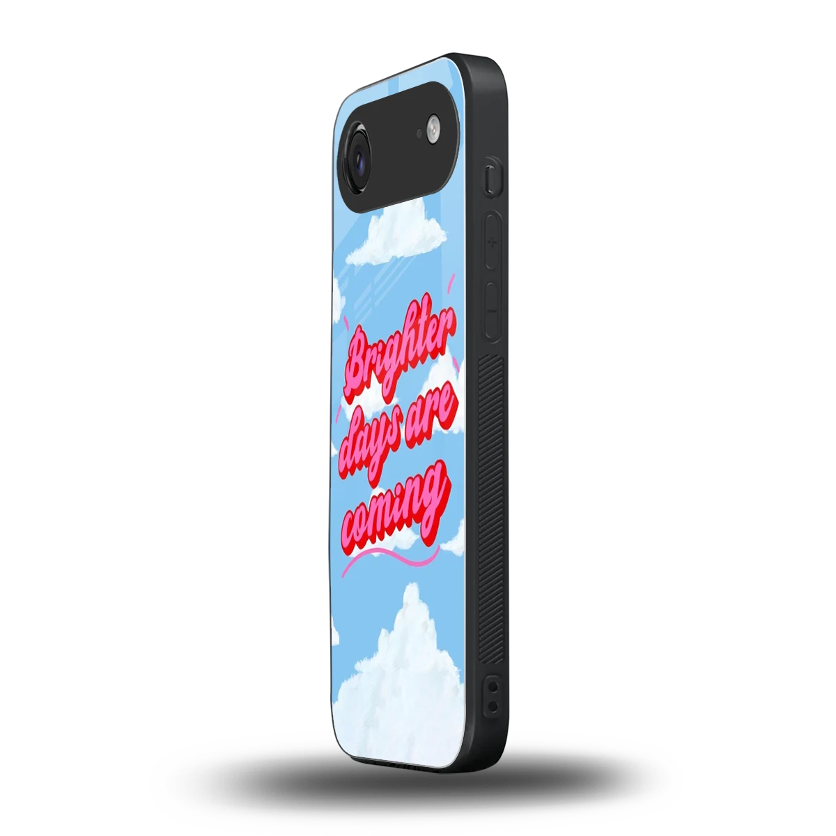 Brighter Days Are Coming iphone air mobile cover | shockproof glass phone case
