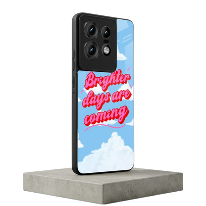 Brighter Days Are Coming motorola edge 50 pro mobile cover | shockproof glass phone case