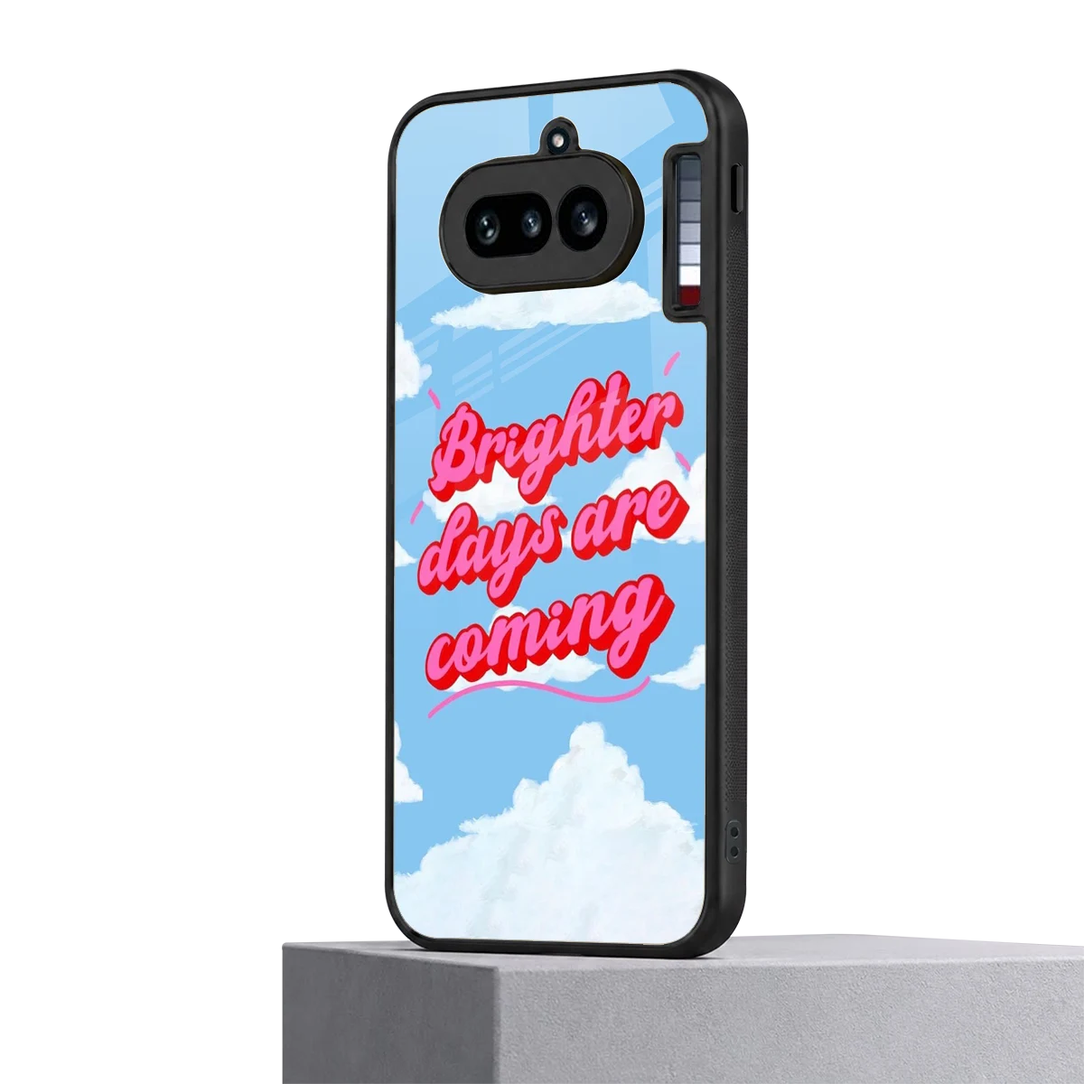 Brighter Days Are Coming nothing phone 4a mobile cover | shockproof glass phone case