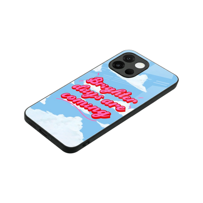Brighter Days Are Coming stylish phone case for oneplus 13s | glossy glass and slim fit