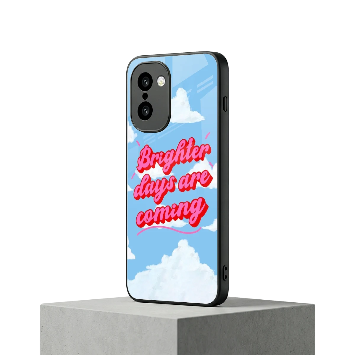 Brighter Days Are Coming oneplus 15r mobile cover | shockproof glass phone case