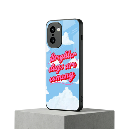 Brighter Days Are Coming oneplus 15r mobile cover | shockproof glass phone case