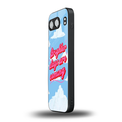 Brighter Days Are Coming oneplus nord 4 mobile cover | shockproof glass phone case