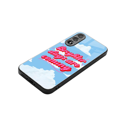 Brighter Days Are Coming stylish phone case for oneplus nord 5 | glossy glass and slim fit