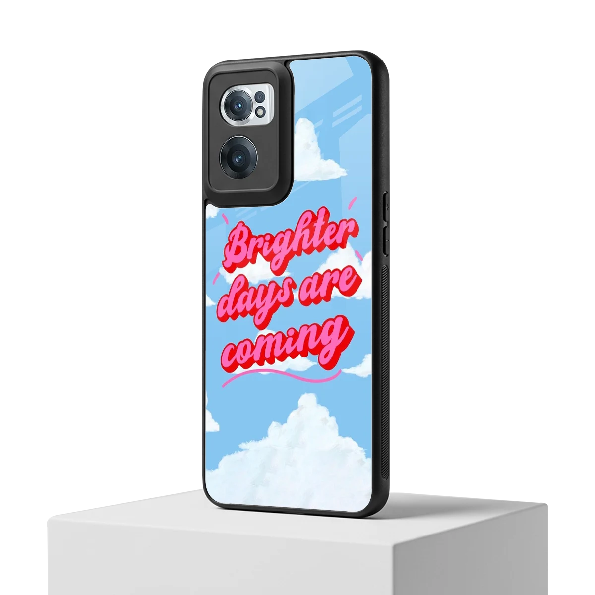 Brighter Days Are Coming oneplus nord ce 2 mobile cover | shockproof glass phone case