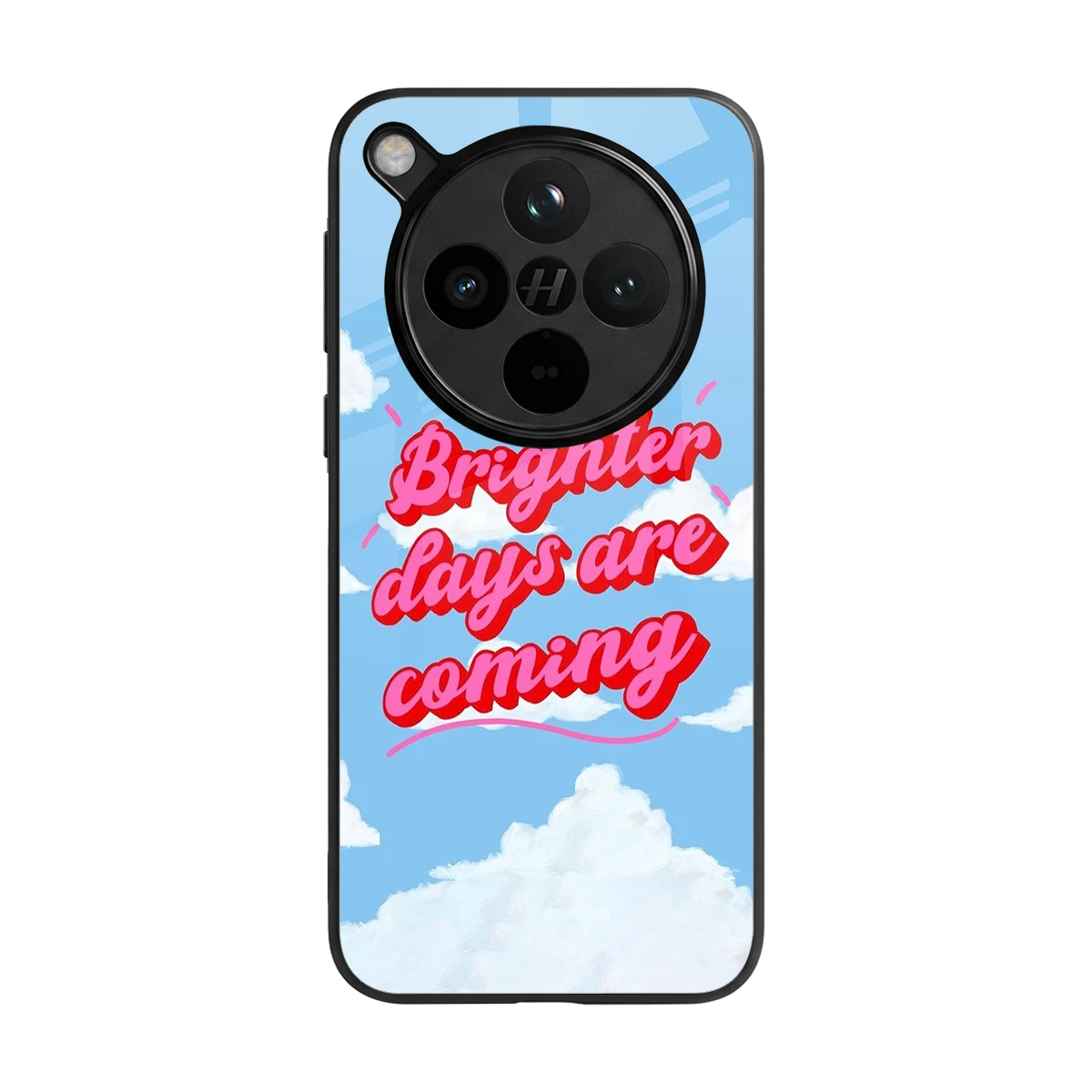Brighter Days Are Coming back phone cover | glass case for oppo find x8