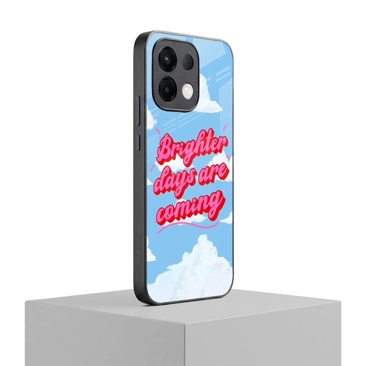 Brighter Days Are Coming oppo k13 5g mobile cover | shockproof glass phone case