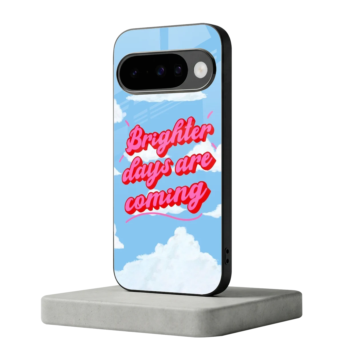 Brighter Days Are Coming google pixel 10 mobile cover | shockproof glass phone case