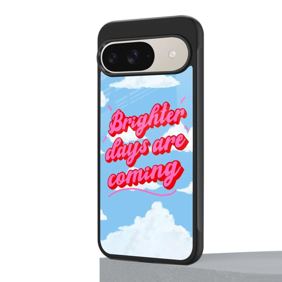 Brighter Days Are Coming google pixel 9 mobile cover | shockproof glass phone case