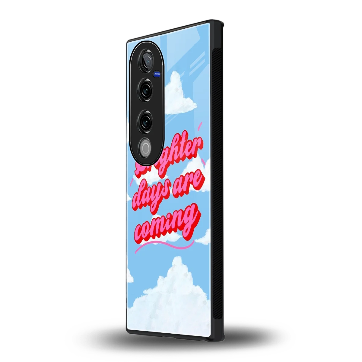Brighter Days Are Coming vivo v40 pro mobile cover | shockproof glass phone case