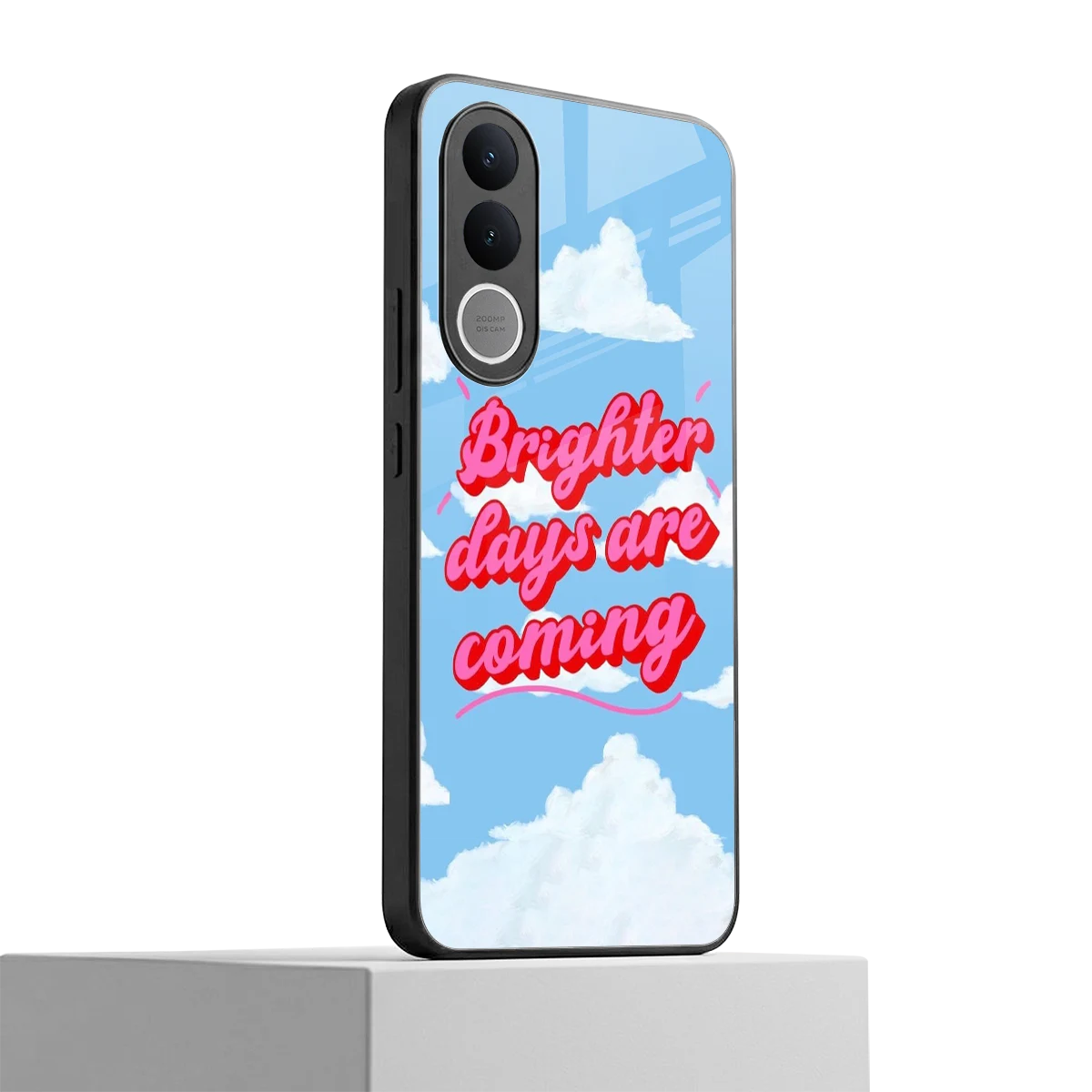 Brighter Days Are Coming vivo v70 fe mobile cover | shockproof glass phone case