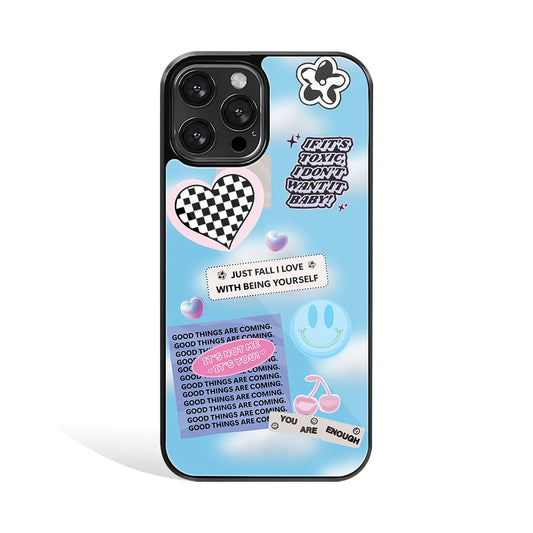 Premium Glass Back Mobile Phone Cover for iPhone, Samsung, OnePlus, Google Pixel, Redmi, Oppo, Vivo & Realme