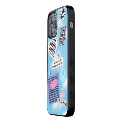 Trendy Glass Back Mobile Case for iPhone, Samsung, Redmi, OnePlus, Google Pixel, Motorola