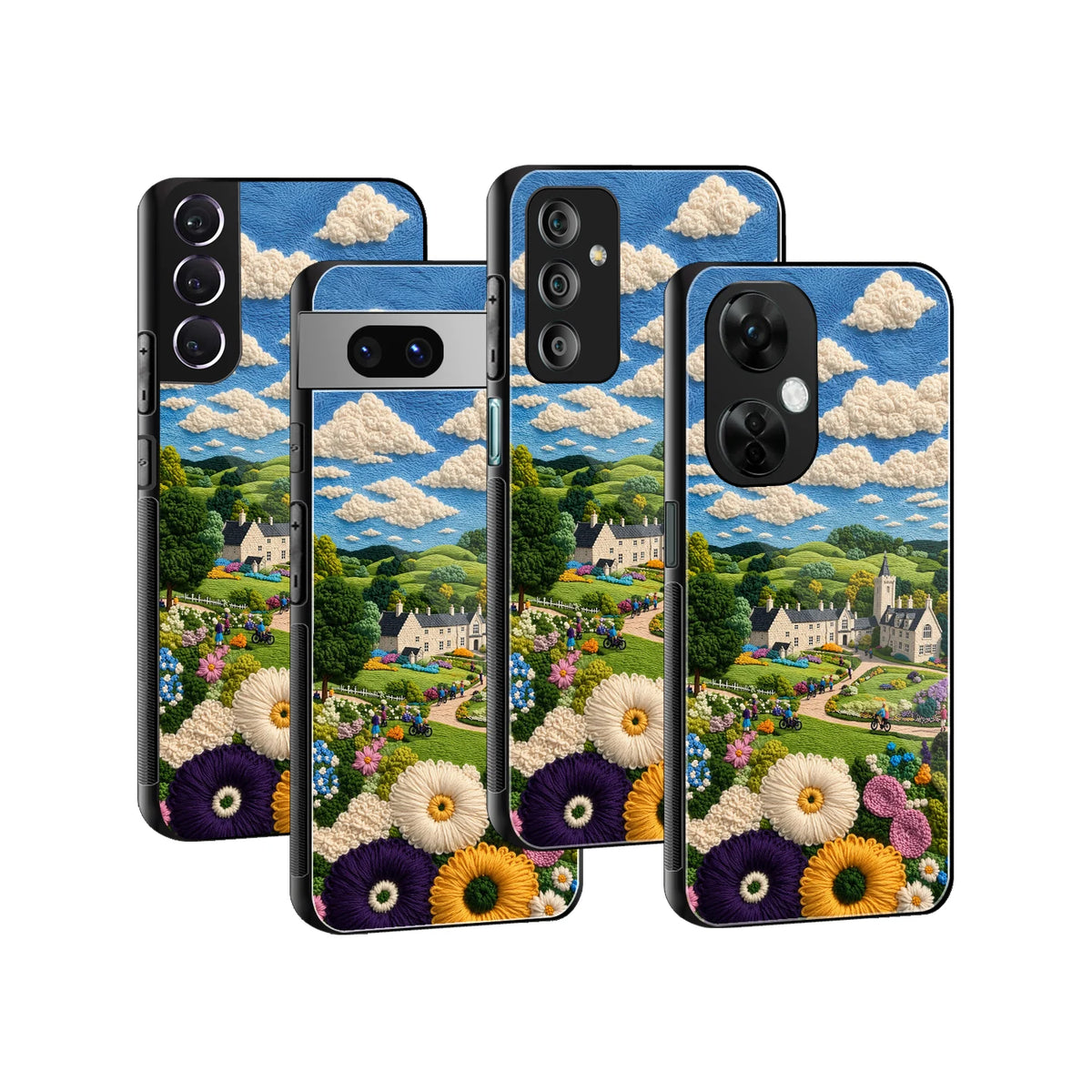 Stylish Glass Back Case for All Smartphones iPhone, Samsung, OnePlus, Pixel, Redmi, Oppo, Vivo, Motorola