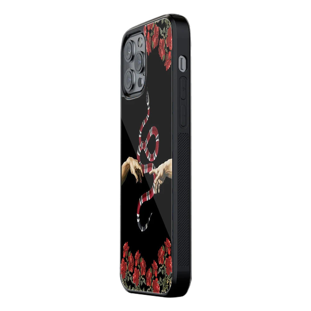 Trendy Glass Back Mobile Case for iPhone, Samsung, Redmi, OnePlus, Google Pixel, Motorola
