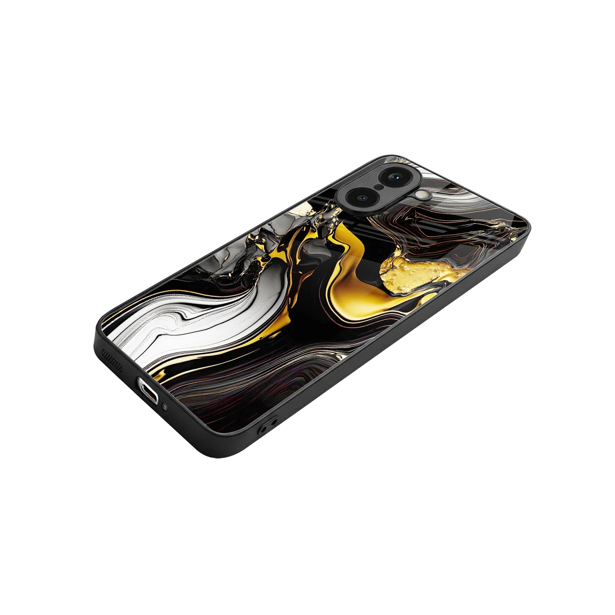 Bronze Glow stylish phone case for oneplus nord ce5 5g | glossy glass and slim fit