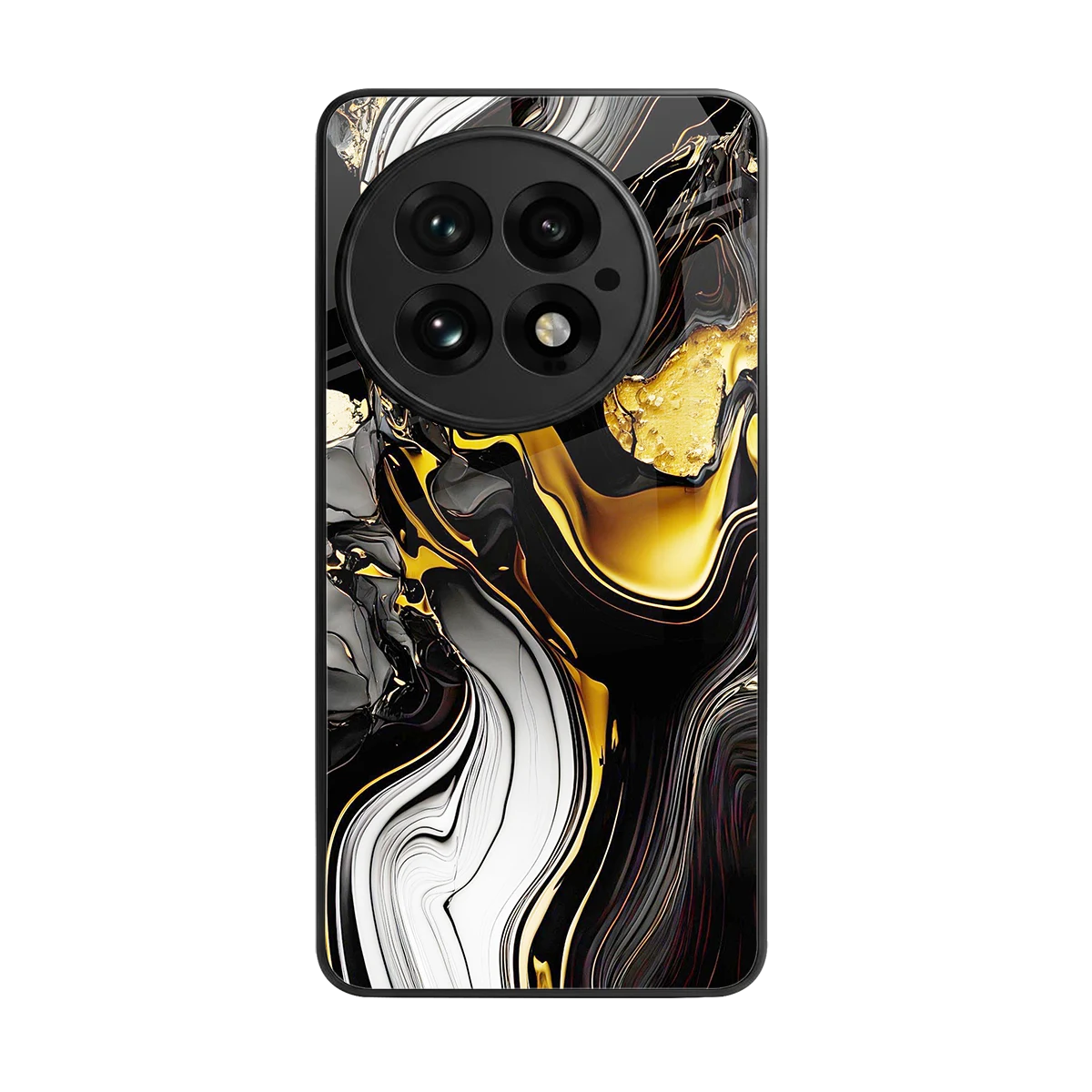 Bronze Glow back phone cover | glass case for oneplus 13