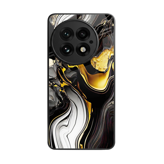 Bronze Glow back phone cover | glass case for oneplus 13