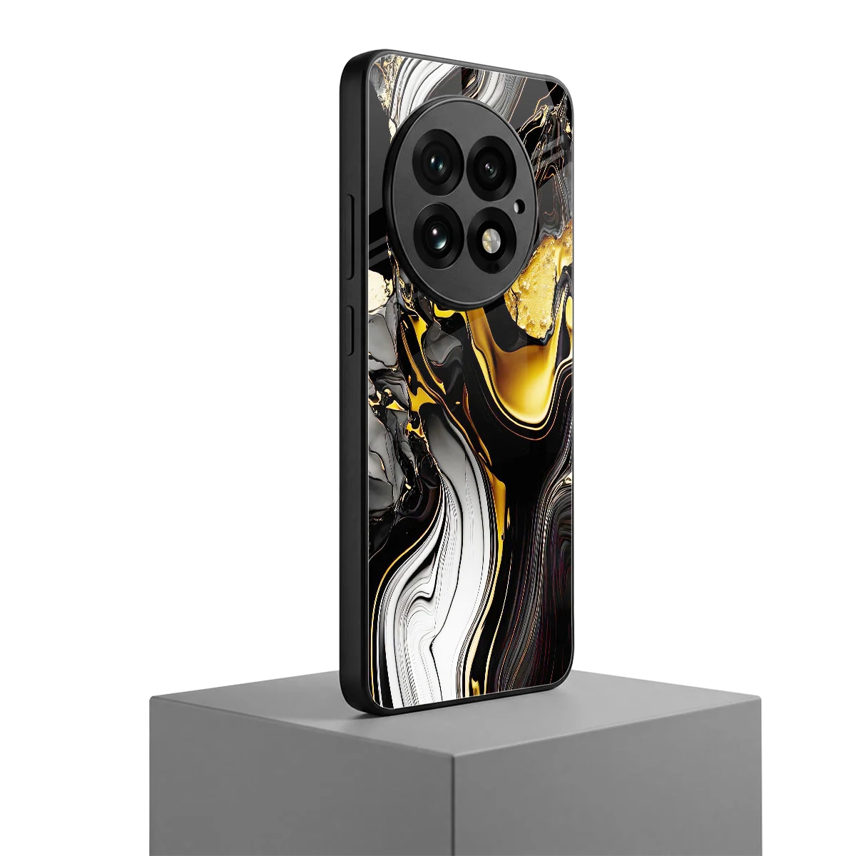 Bronze Glow oneplus 13 mobile cover | shockproof glass phone case