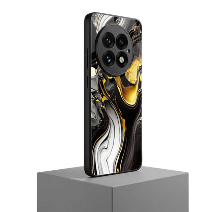 Bronze Glow oneplus 13 mobile cover | shockproof glass phone case