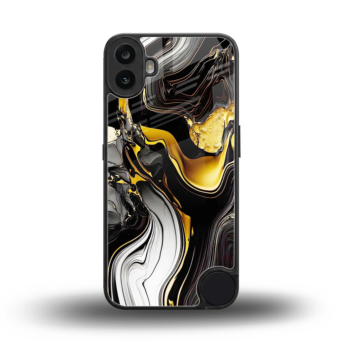 Bronze Glow back phone cover | glass case for cmf nothing phone 1