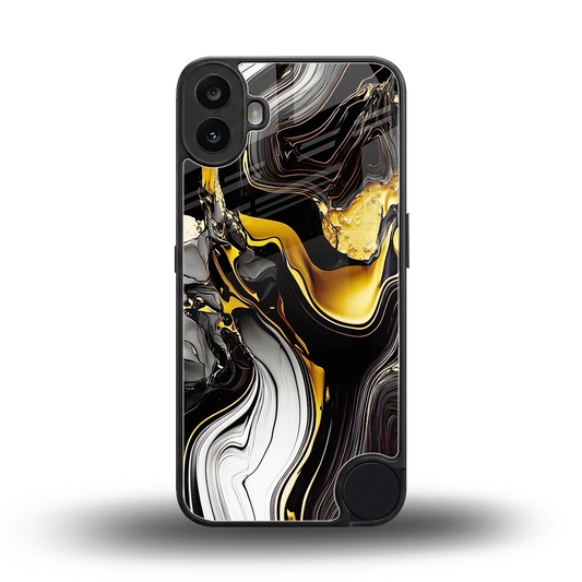 Bronze Glow back phone cover | glass case for cmf nothing phone 1