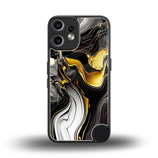 Bronze Glow back phone cover | glass case for cmf nothing phone 2 pro