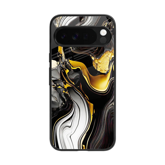 Bronze Glow back phone cover | glass case for google pixel 10 pro xl