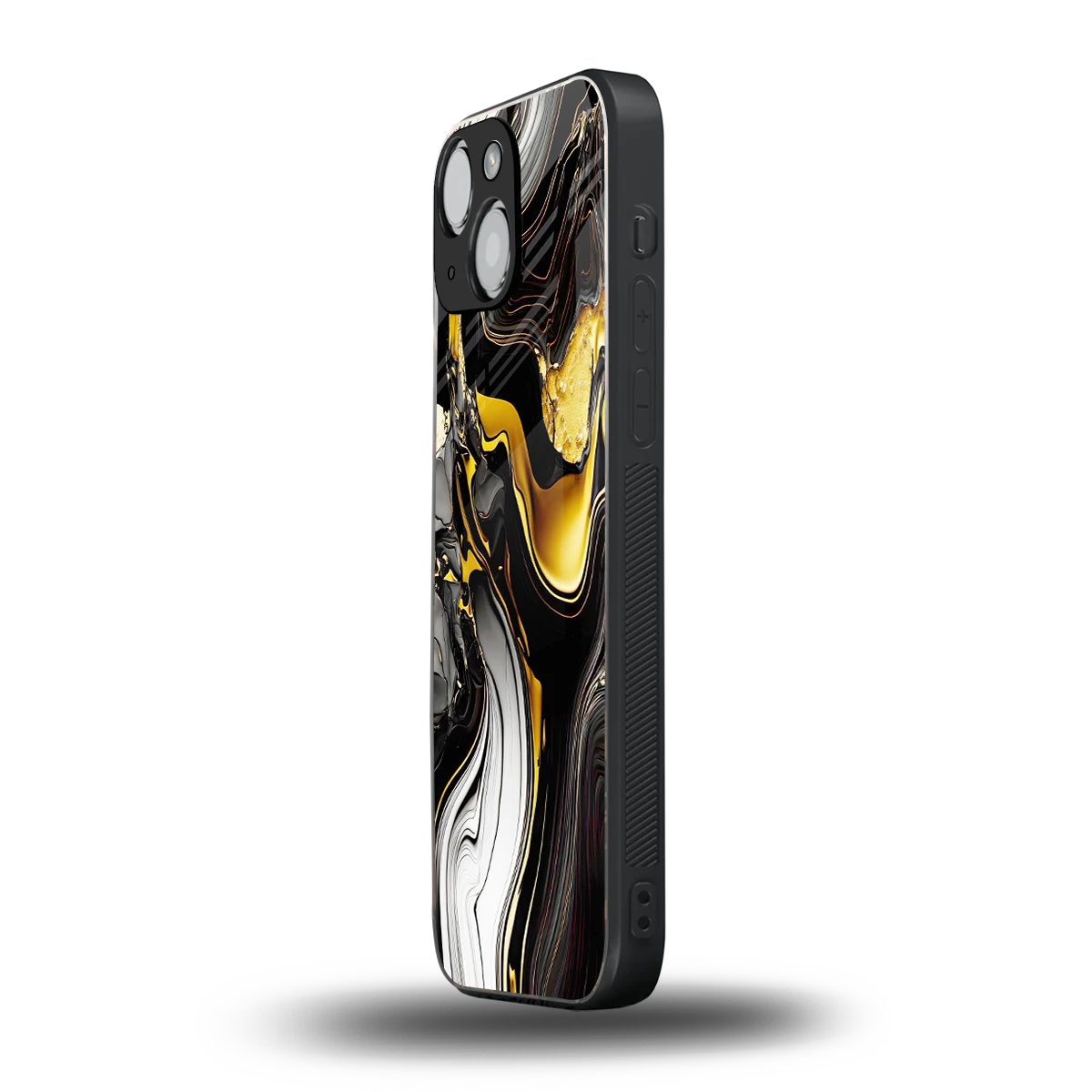 Bronze Glow iphone 13 mini mobile cover | shockproof glass phone case