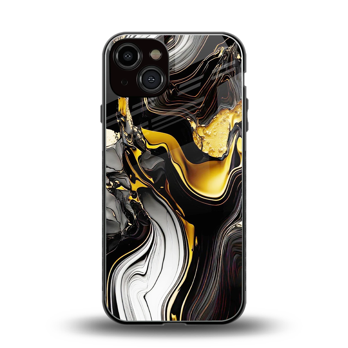 Bronze Glow back phone cover | glass case for iphone 13