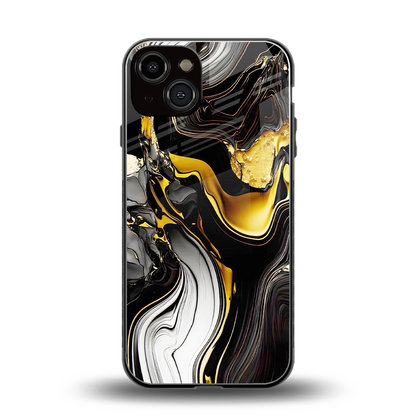 Bronze Glow back phone cover | glass case for iphone 13