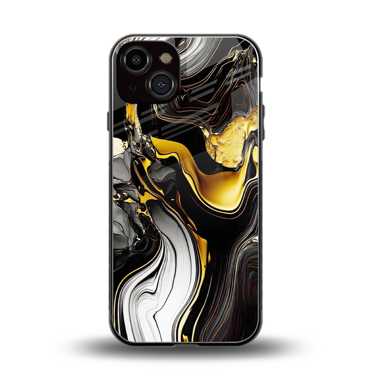 Bronze Glow back phone cover | glass case for iphone 14